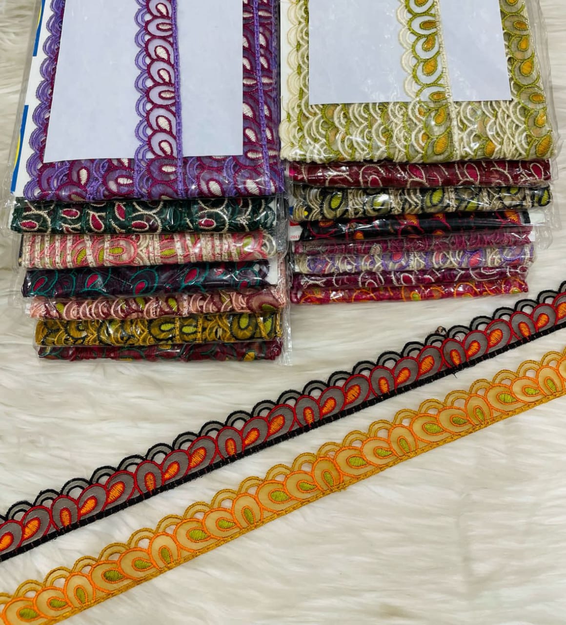 multi organza lace