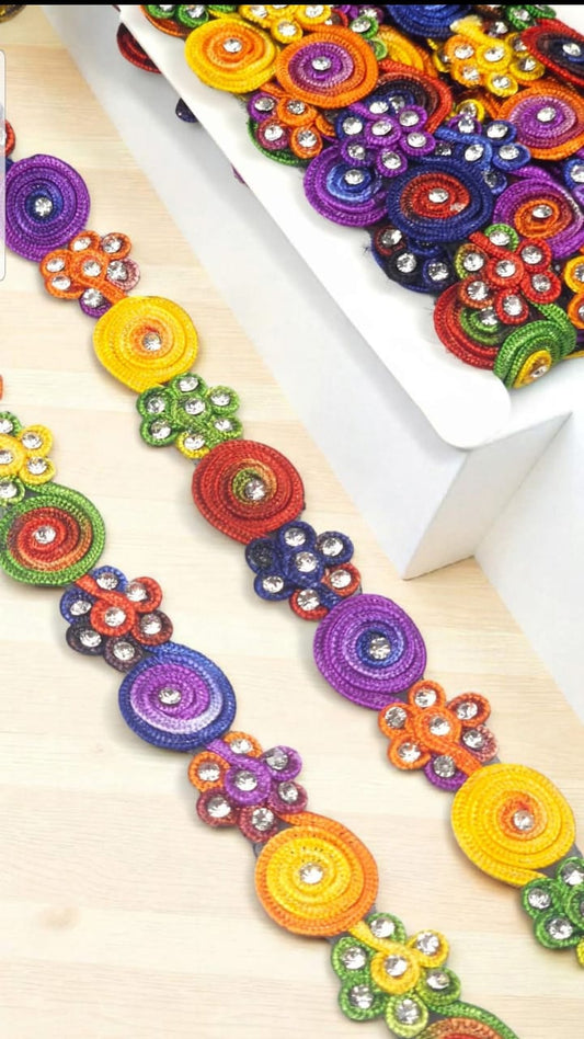 multi indian nagina lace