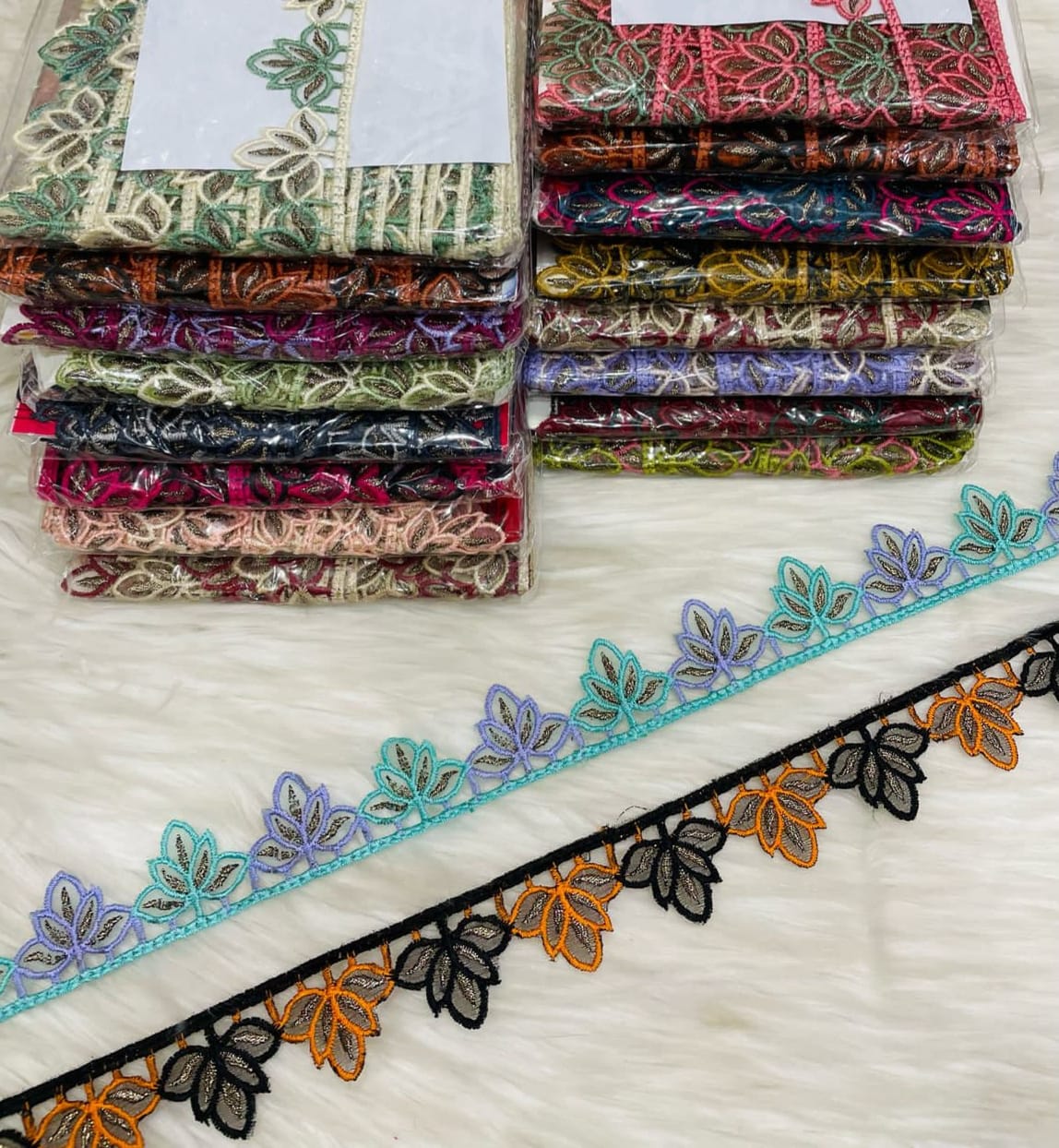 multi organza lace