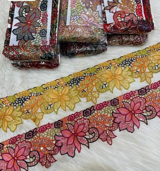 multi organza lace