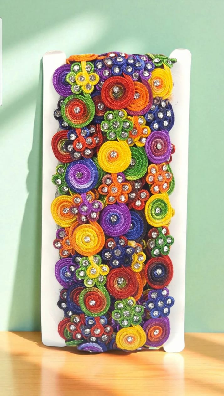 multi indian nagina lace
